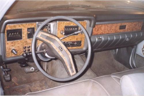 Inside - It may be faux woodgrain, but it does look great!