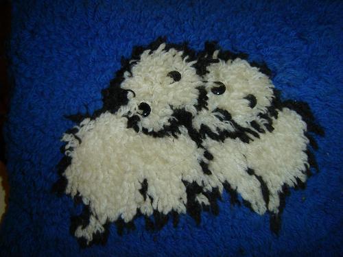 Latch Hook Dogs - Something I made many years ago.