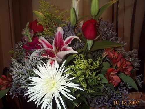 beautiful flowers - beautiful flowers i received yesterday at salon.