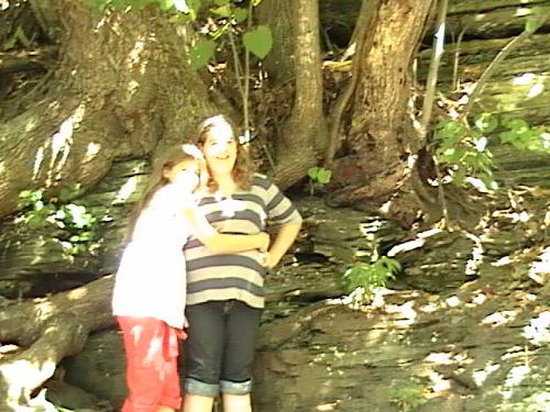our *babies*  - us having a great time at the falls ( where hubby & i were married)