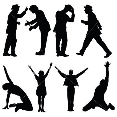 meeting new people - It's an image of people performing all sorts of different activities, symbolizing the diversity in society.