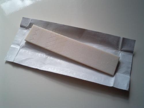 Chewing gum - A typical stick of chewing gum
