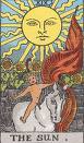 the sun tarot card - one of the cards in a tarot deck