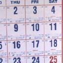 A talking calender? - calendar of the week
