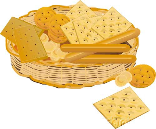 Crackers - Basket full of crackers