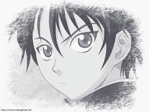 ryoma echizen - ryoma in black and white