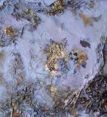Artwork - A mixed-media piece of mineof board