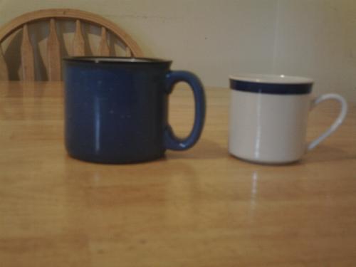 22 year old mug and new mug - Can't you see the big difference! 22 year old mug and new mug - Can't you see the big difference!