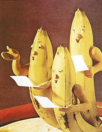 singing bananas! - Hallelujah! Hallelujah, Hallelujah...