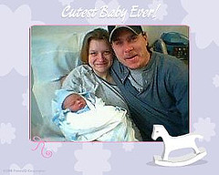 our new one - this is my hubb&me with our baby in 2004