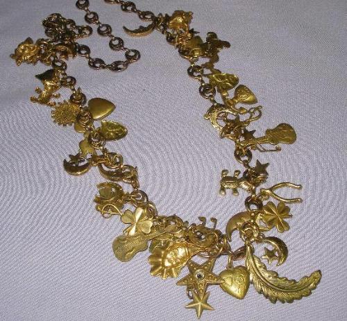My Charm Necklace - My charm necklace with mostly musical charms