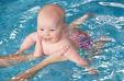 Mommy and me swim classes - Never to young to learn.