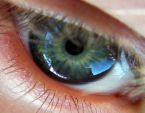 Your poor eye! - blue eyeball