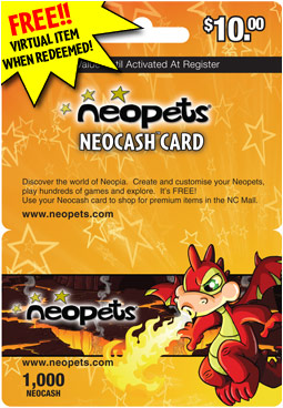 NeoCash Card 1 - Card Number One featuring the flaming Scorchio. 