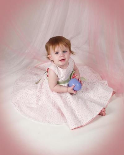 Becca's first Easter - We went and got her pictures taken at Sears.