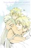 Hug - such a hug can make you warmer in the winter.The happiness in the winter make us feel,that spring is in the air.
