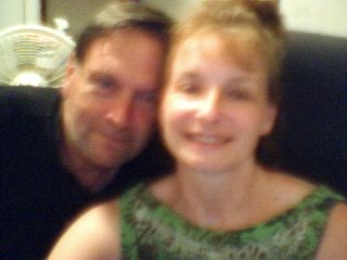 My husband and I - The two of us sharing a moment..