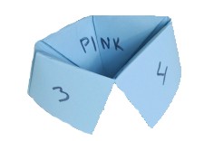 Paper Fortune Teller - Origami paper fortune teller
