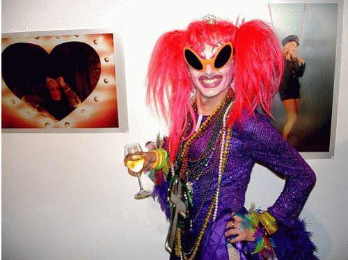 model - models do often wear strange dresses.