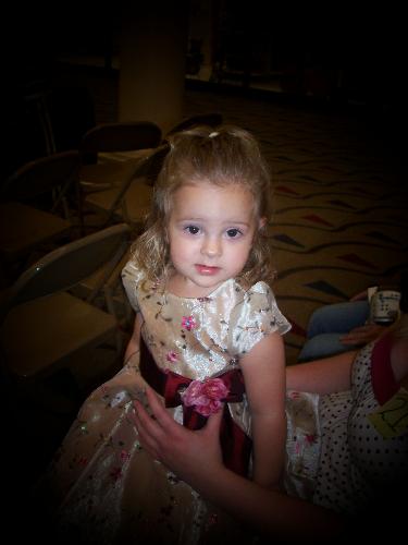 Precious - Annaelise looking gorgeous at the beauty pageant.