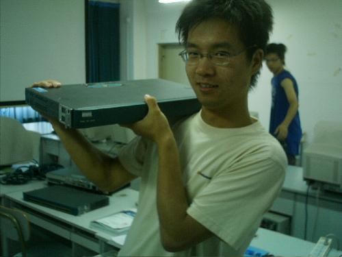 cisco - there is a cisco switch on my shoulder