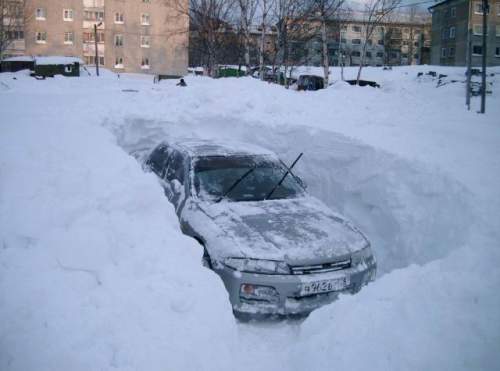 ice car - a car playing hide and seek with the ice