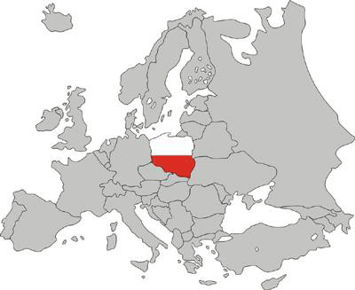 Poland  - Position Poland in Europe