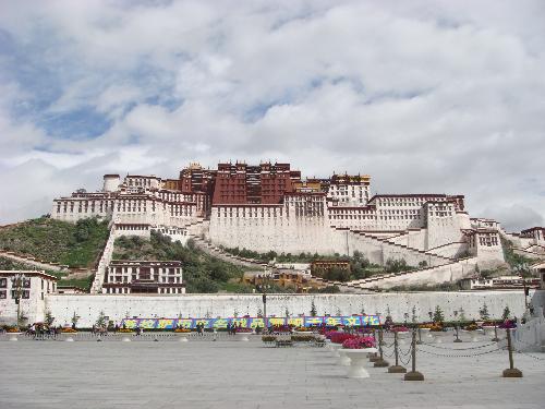 Potala Palace - i took it from Potala Square~it looks awesome