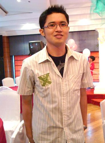 The Godfather - This picture was taken in a Baptismal reception. Cute? hehe