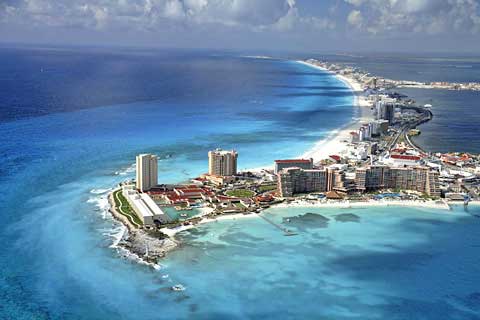 Cancun - The jewel in crown. I think you guys have been here before, it's on Mexico.