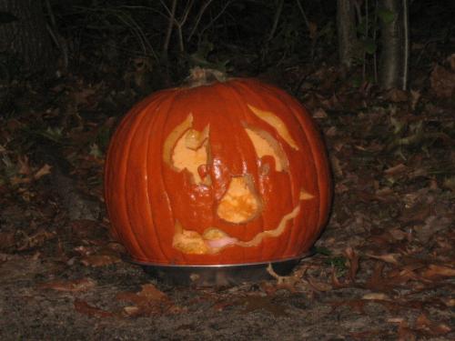 Angry Pumpkin? - This was one very wierd looking one.