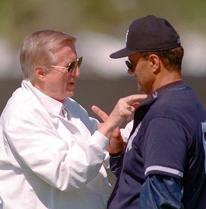 Joe Torre and The Boss - Ex-Yankees Manager and The Boss George Steinbrenner