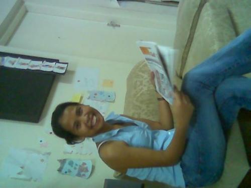 me and my newspaper - well i always read newspaper everyday[a habit i guess]