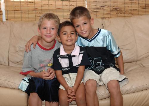 My three Grandsons - 3 of my 5 Grandchildren