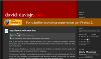 davidrdavisjr.com - My fiance's blog site... http://www.davidrdavisjr.com