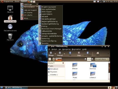 Vista look alike modified Gnome - Ubuntu gusty gibbon Screen shots