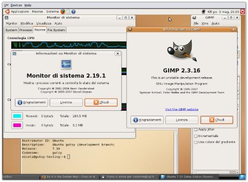 Gimp Running on gusty - Ubuntu gusty gibbon Screen shots