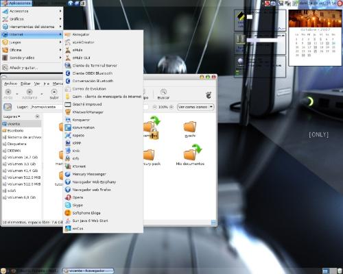 Another modified Gnome - Ubuntu gusty gibbon Screen shots