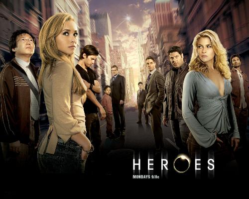 Heroes season two - A wallpaper to promote the second season of NBC's Heroes.
