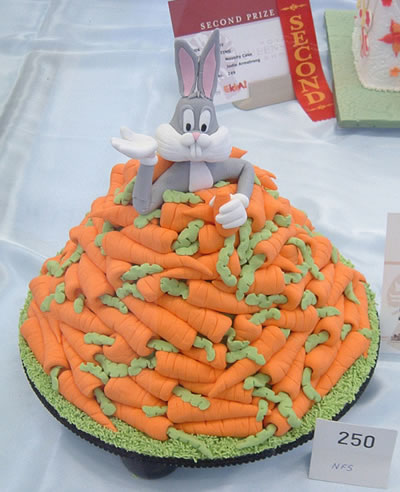 Your Cake, Doc - Bugs Bunny Carrot Cake, very creative!