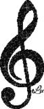 music - treble clef