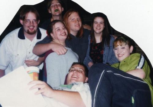 My friends and I in high school - This is a picture of my friends and i in high school.