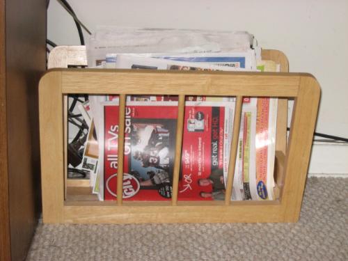 Paper rack - Nice and neatly stored