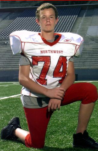Son - This is my son Chris. Chris plays football for the Northwest Texans. Chris is 16 years old