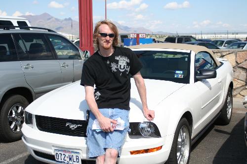 Mustang and Me - Yeah, this was a rental. Looked better than it drove