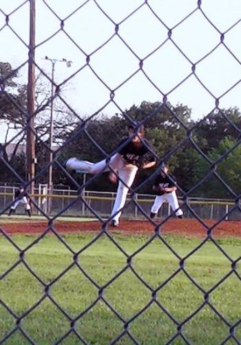 What a pitcher - Here is my son at age 15 pitching for his team.