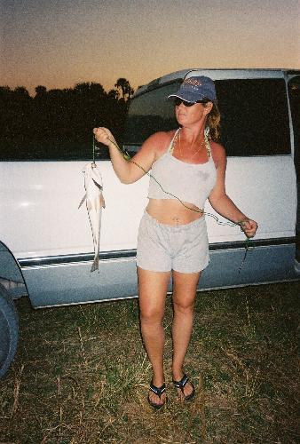 It's a keeper - Redfish caught at Mosquito Lagoon in Florida