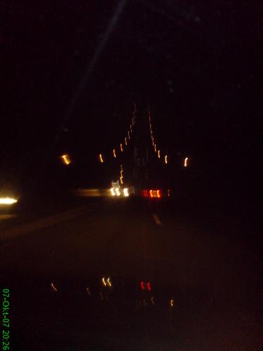 lights in the darkness - driving all the way from Ystad to west Juteland, is faraway. this is what I mostly saw on the way
