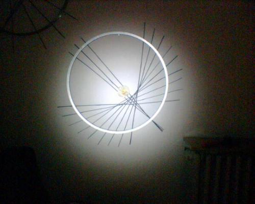 Cykelhjul - This is made from an old bycykel weel, but it looks nice, dosnt it?