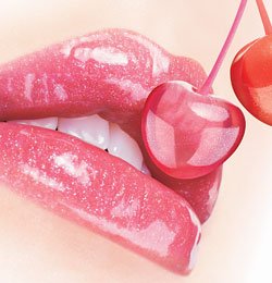 mouth  - sweet mouth with fruit